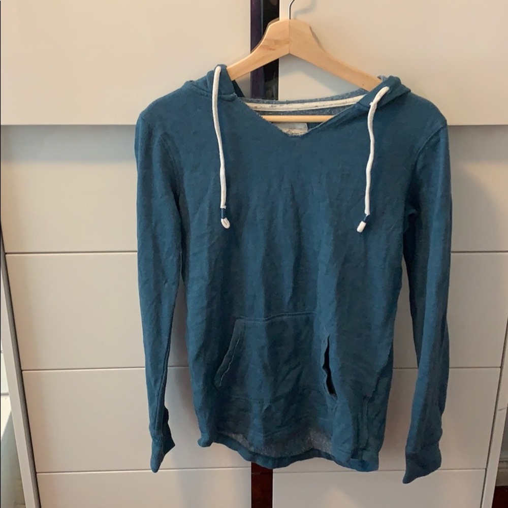 Rich Teal Hoodie with Pockets